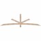 Ekena Millwork Alberta Smooth Timber Gable Bracket, Douglas Fir, 96"W x 28"H x 1 1/2"D x 3 1/2"F, 7/12 Pitch GBW096X28X0204ALB00SDF - alternate 1